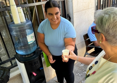 El Ayuntamiento de Antequera activa de nuevo su campaña de hidratación con dispensadores de agua en puntos clave de la ciudad