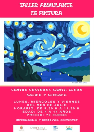 Taller ambulante de pintura julio